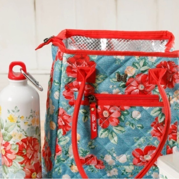 Rare-The Pioneer Woman Insulated- 3 piece Vintage Floral lunch tote set - Picture 1 of 9